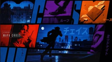 Retro Anime Crime Title Sequence reference image 2